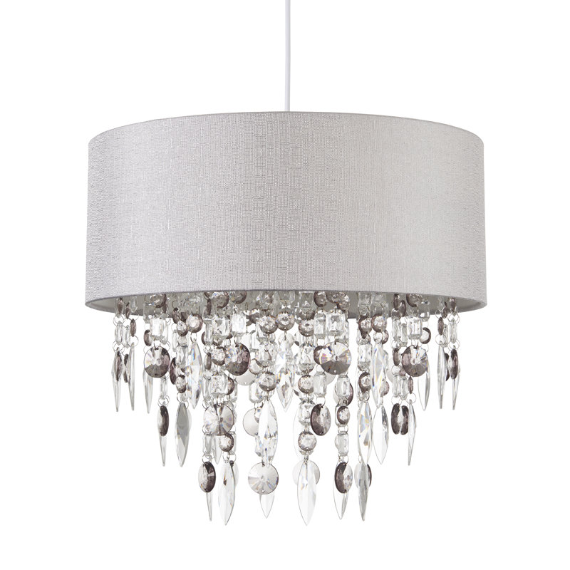 Rosdorf Park 40cm Linen Drum Pendant Shade & Reviews Wayfair.co.uk